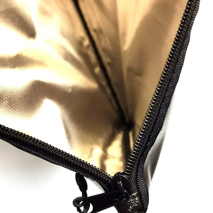 Fireproof Document Bag - Waterproof Cash Pouch With Zipper Safety Storage - ZOOMNSTORE