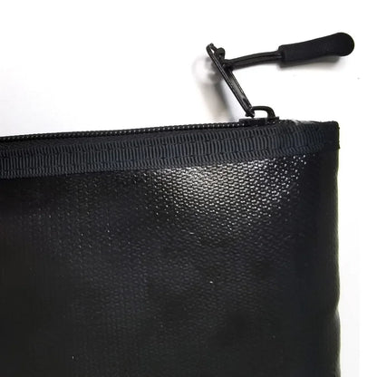 Fireproof Document Bag - Waterproof Cash Pouch With Zipper Safety Storage - ZOOMNSTORE