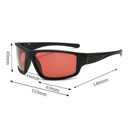 Fishing Sunglasses - Red Polarized TAC Goggles for Men  Women - ZOOMNSTORE