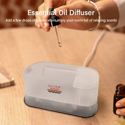 Flame Aroma Humidifier - Essential Oil Diffuser With 7 Colorful Flame Mist - ZOOMNSTORE