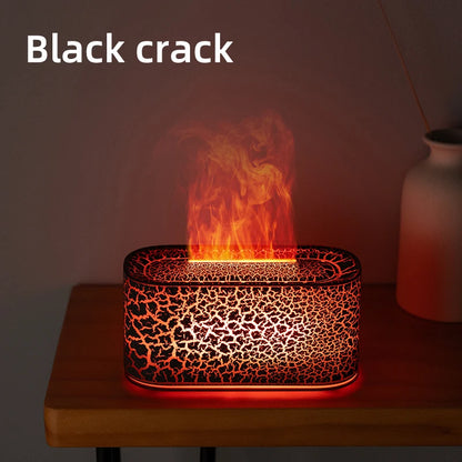 Flame Aroma Humidifier - Essential Oil Diffuser With 7 Colorful Flame Mist - ZOOMNSTORE