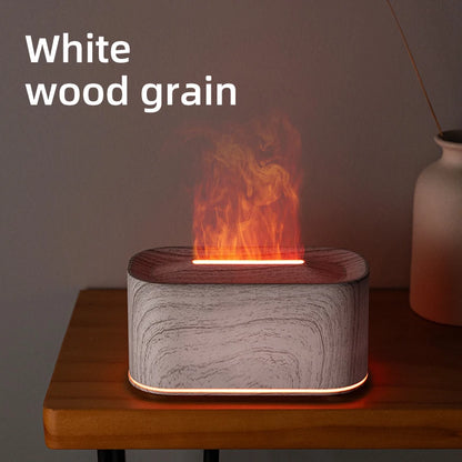 Flame Aroma Humidifier - Essential Oil Diffuser With 7 Colorful Flame Mist - ZOOMNSTORE
