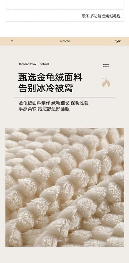 Ultra Soft Flannel Fleece Blanket - Large Warm Throw for Sofa or Bed Gray - ZOOMNSTORE