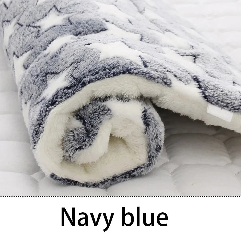 Flannel Pet Bed - Cozy Dog Cat Sleeping Mat  Cushion for All Sizes - ZOOMNSTORE