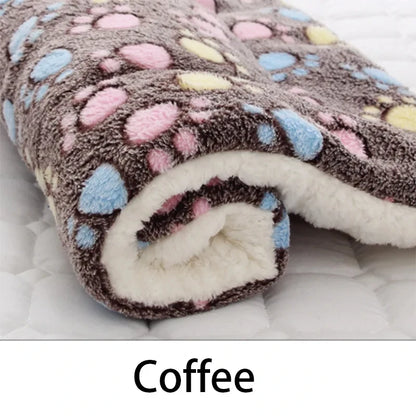 Flannel Pet Bed - Cozy Dog Cat Sleeping Mat  Cushion for All Sizes - ZOOMNSTORE