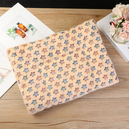 Flannel Pet Mat - Thick Dog Bed  Cat Blanket for Small  Large Pets - ZOOMNSTORE