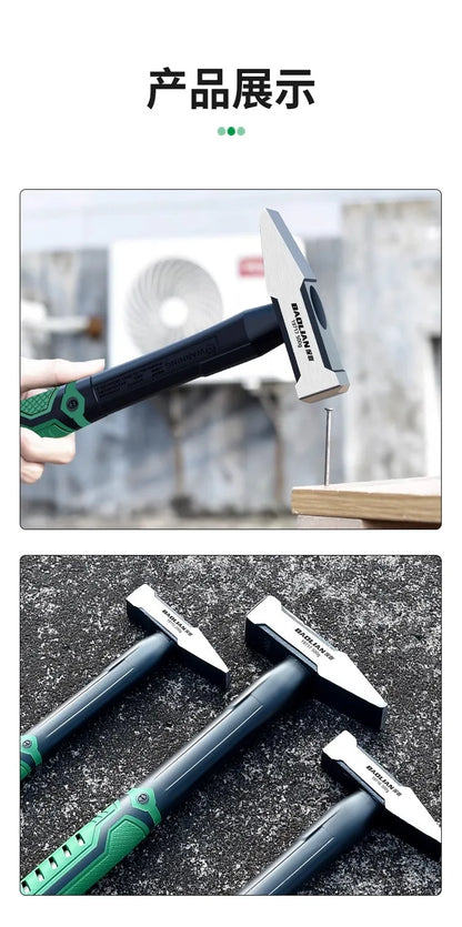 Flat Head Duckbill Hammer Set - 200g  500g Plastic Coated Fitter Hammers - ZOOMNSTORE