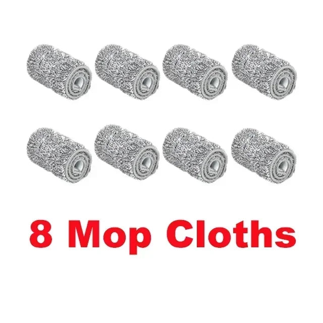 Flat Squeeze Mop with Bucket - Easy Wring Microfiber Floor Cleaner for Hardwood  Laminate - ZOOMNSTORE