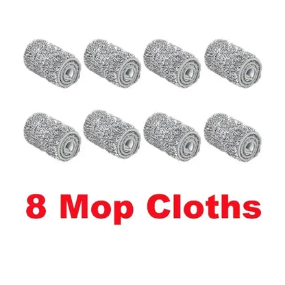 Flat Squeeze Mop with Bucket - Easy Wring Microfiber Floor Cleaner for Hardwood  Laminate - ZOOMNSTORE