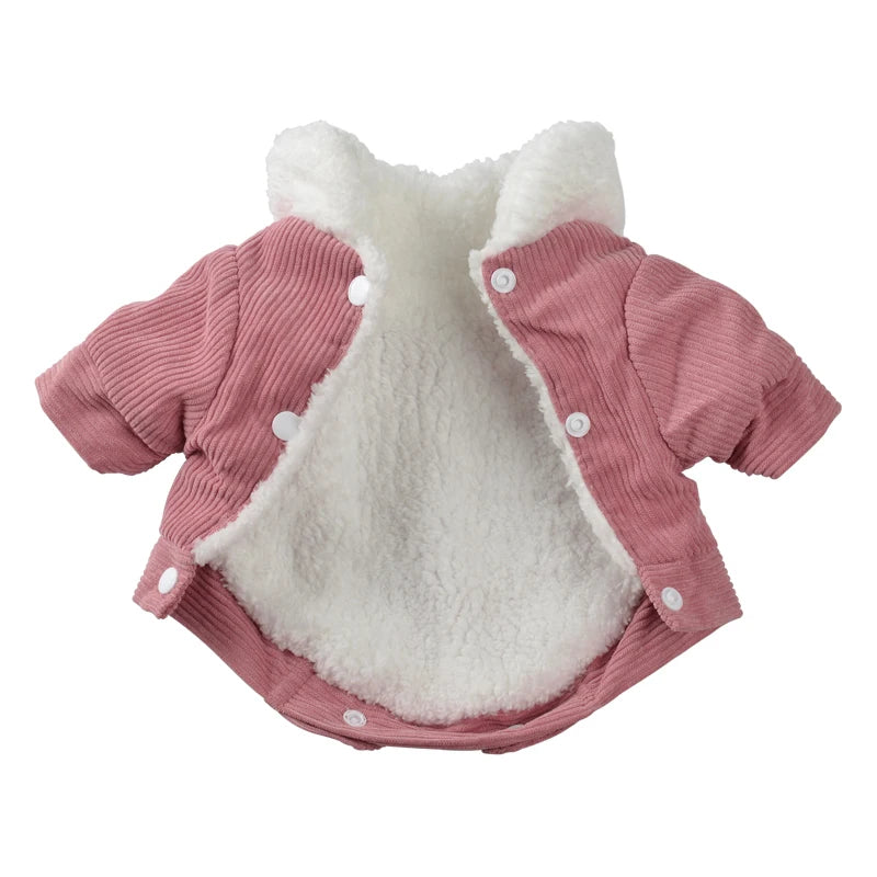 Fleece Dog Jacket - Winter Warm Coat for Small Medium Dogs  Cats - ZOOMNSTORE