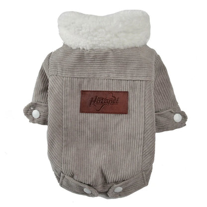 Fleece Dog Jacket - Winter Warm Coat for Small Medium Dogs  Cats - ZOOMNSTORE