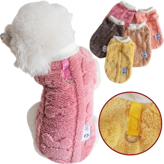 Soft Fleece Dog Sweater - Winter Pullover for Small Dogs Puppies  Kittens - ZOOMNSTORE