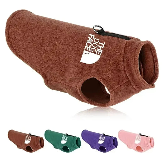 Fleece Dog Sweater - Warm Autumn Winter Coat for Small Breeds - ZOOMNSTORE