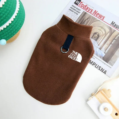 Fleece Dog Sweater - Warm Autumn Winter Coat for Small Breeds - ZOOMNSTORE