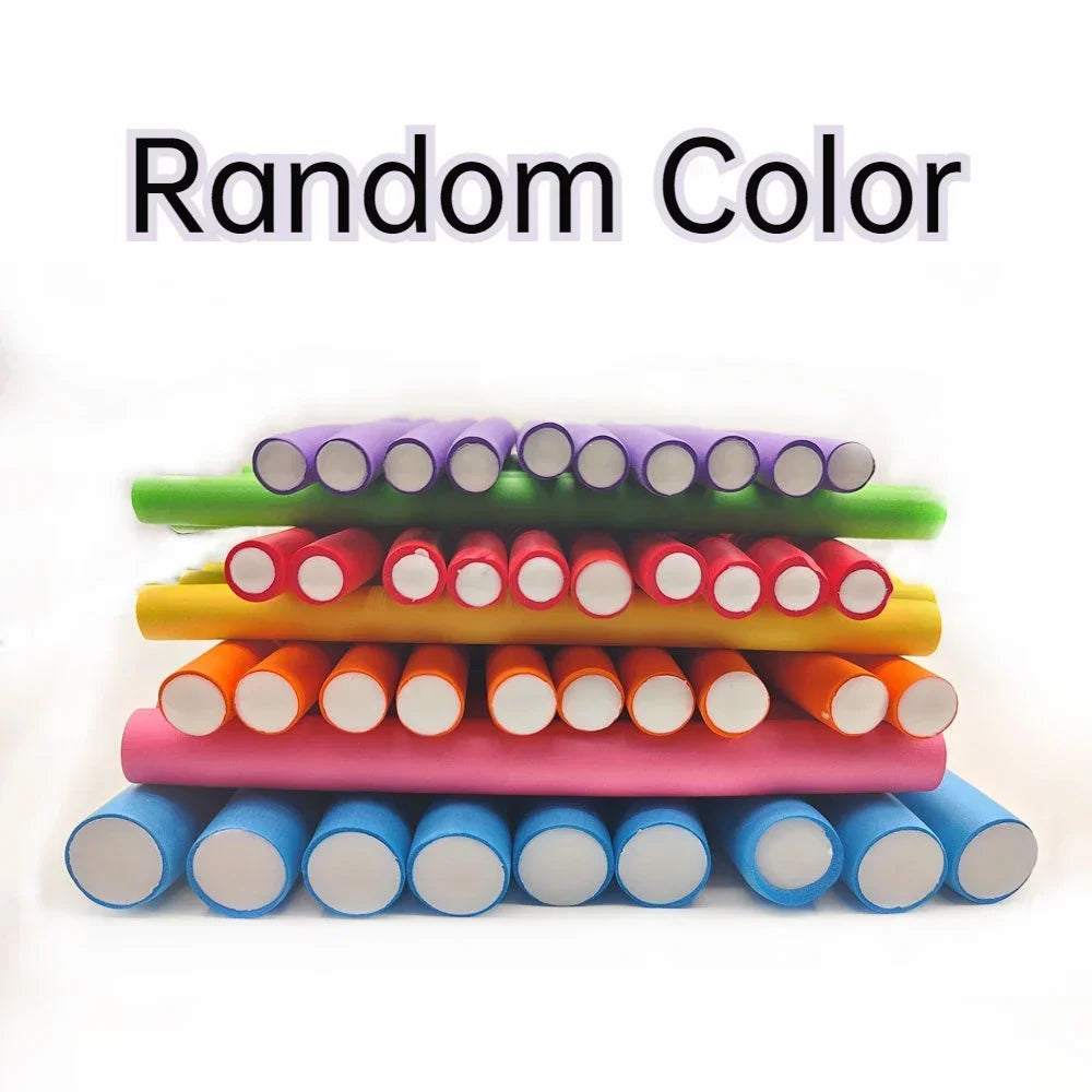 Flexible Hair Curling Rods - 10pcs Soft Foam Bendable Curling Rod Set - ZOOMNSTORE