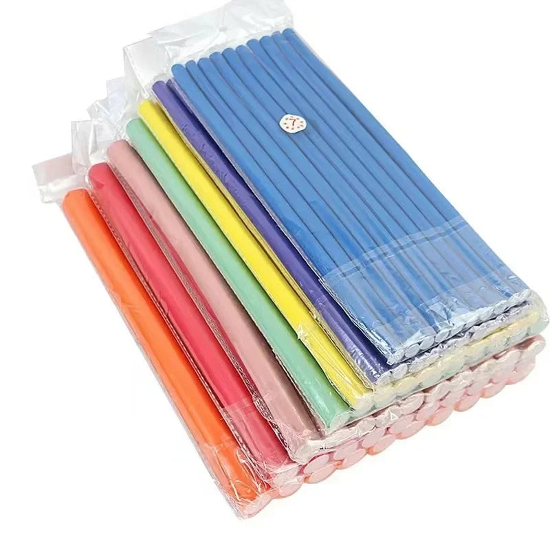 Flexible Hair Curling Rods - 10pcs Soft Foam Bendable Curling Rod Set - ZOOMNSTORE