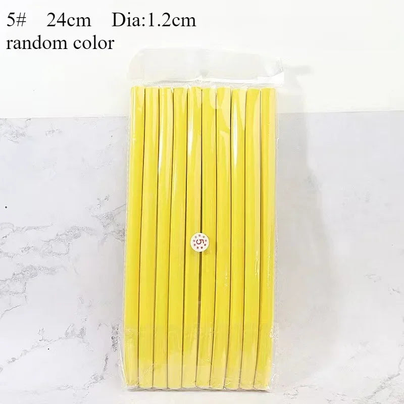 Flexible Hair Curling Rods - 10pcs Soft Foam Bendable Curling Rod Set - ZOOMNSTORE