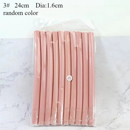 Flexible Hair Curling Rods - 10pcs Soft Foam Bendable Curling Rod Set - ZOOMNSTORE