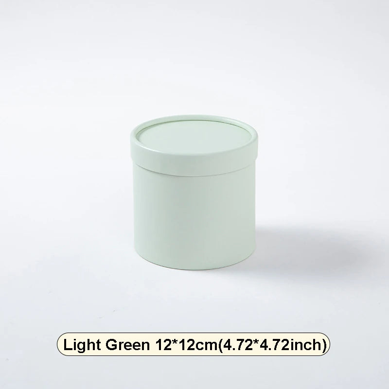 Custom Flower Bouquet Boxes with Cup Holder - Round Empty Packing Boxes for Floral Arrangements - ZOOMNSTORE