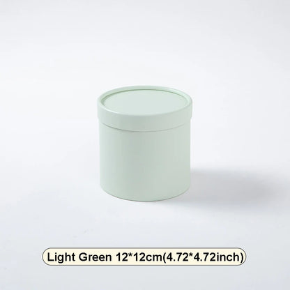 Custom Flower Bouquet Boxes with Cup Holder - Round Empty Packing Boxes for Floral Arrangements - ZOOMNSTORE