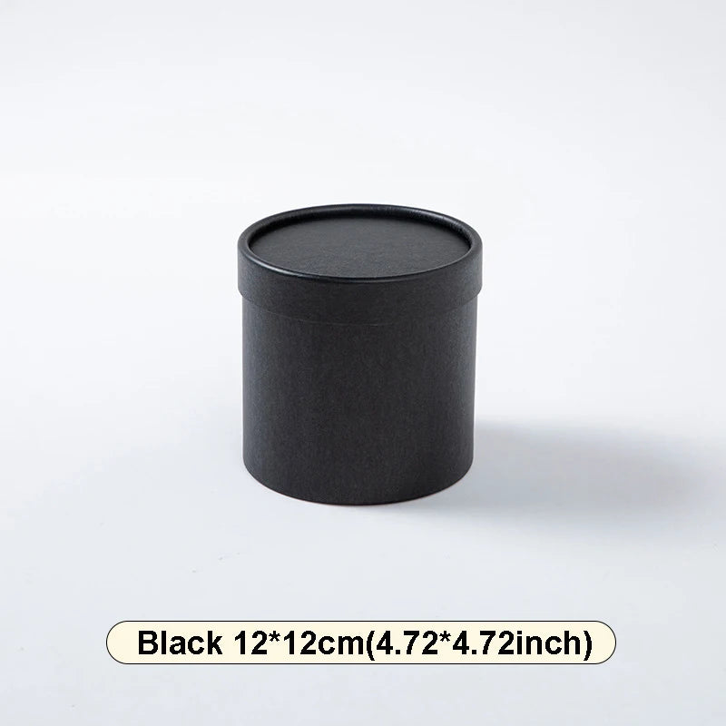 Custom Flower Bouquet Boxes with Cup Holder - Round Empty Packing Boxes for Floral Arrangements - ZOOMNSTORE