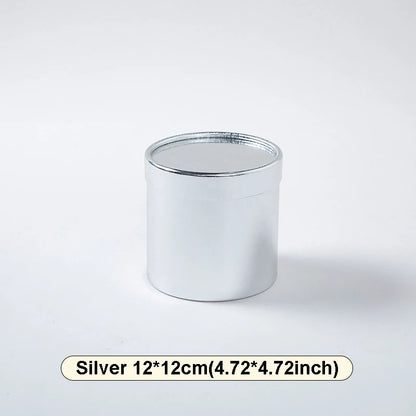 Custom Flower Bouquet Boxes with Cup Holder - Round Empty Packing Boxes for Floral Arrangements - ZOOMNSTORE