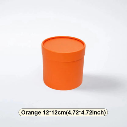 Custom Flower Bouquet Boxes with Cup Holder - Round Empty Packing Boxes for Floral Arrangements - ZOOMNSTORE