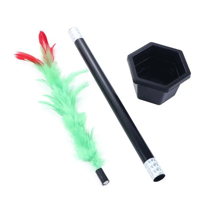 1 Set Magic Wand To Flower Magic Trick Easy Magic Tricks Toys For Adults Kids Show Prop Toys For Boys Fun For Children - ZOOMNSTORE