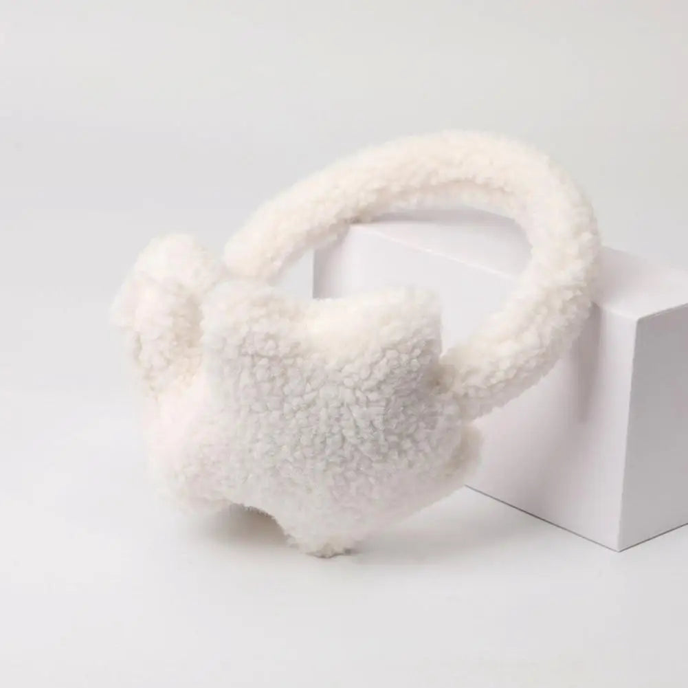 Fluffy Earmuffs - Star Design Plush Ear Warmers | Cozy Winter Accessories For Women - ZOOMNSTORE