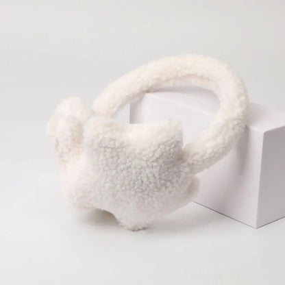 Fluffy Earmuffs - Star Design Plush Ear Warmers | Cozy Winter Accessories For Women - ZOOMNSTORE