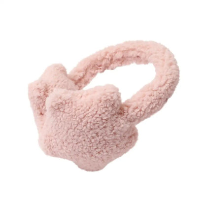 Fluffy Earmuffs - Star Design Plush Ear Warmers | Cozy Winter Accessories For Women - ZOOMNSTORE