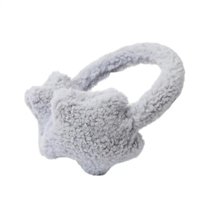 Fluffy Earmuffs - Star Design Plush Ear Warmers | Cozy Winter Accessories For Women - ZOOMNSTORE