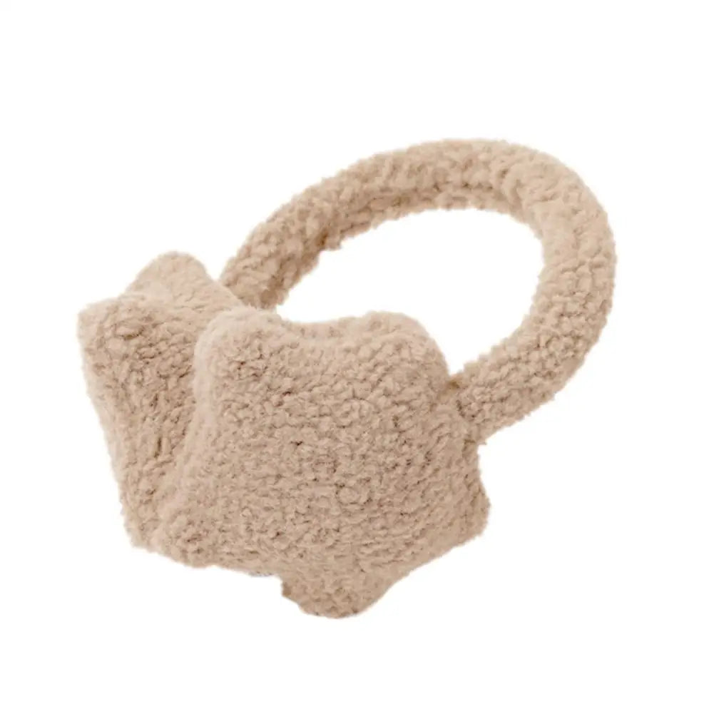 Fluffy Earmuffs - Star Design Plush Ear Warmers | Cozy Winter Accessories For Women - ZOOMNSTORE