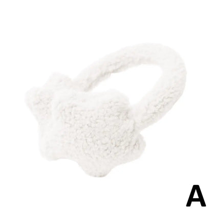 Fluffy Earmuffs - Star Design Plush Ear Warmers | Cozy Winter Accessories For Women - ZOOMNSTORE