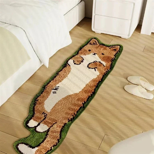 Fluffy Non-Slip Floor Mat - Nordic Cartoon Rug for Kids Room  Home Decor - ZOOMNSTORE