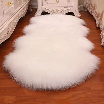 Fluffy Sheepskin Rug - Soft Faux Fur Carpet for Home Decor - ZOOMNSTORE