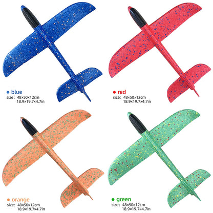 Big Foam Glider Plane - Hand-Throw Outdoor Toy for Kids - ZOOMNSTORE