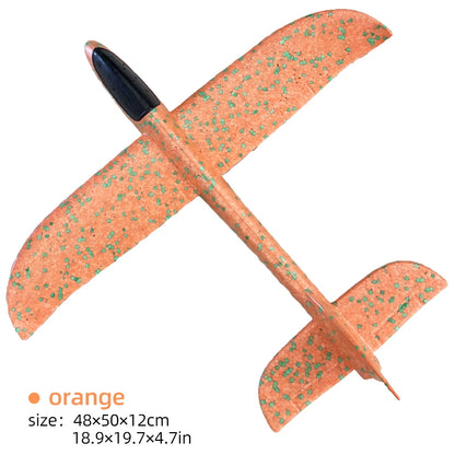 Big Foam Glider Plane - Hand-Throw Outdoor Toy for Kids - ZOOMNSTORE