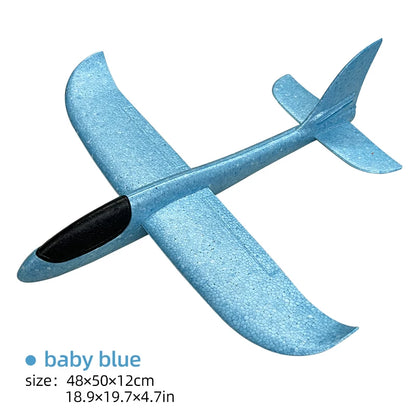 Big Foam Glider Plane - Hand-Throw Outdoor Toy for Kids - ZOOMNSTORE
