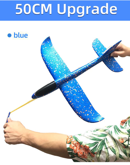Big Foam Glider Plane - Hand-Throw Outdoor Toy for Kids - ZOOMNSTORE