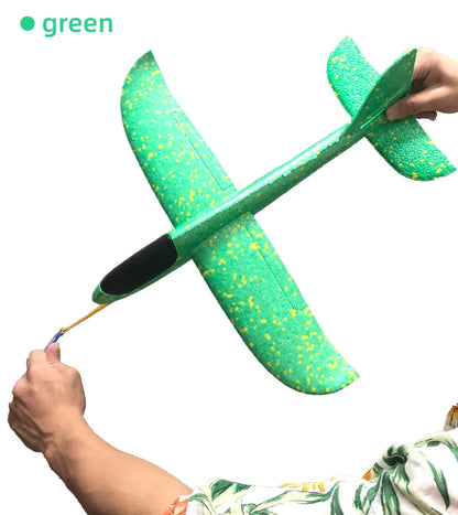 Big Foam Glider Plane - Hand-Throw Outdoor Toy for Kids - ZOOMNSTORE