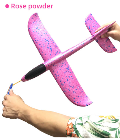Big Foam Glider Plane - Hand-Throw Outdoor Toy for Kids - ZOOMNSTORE