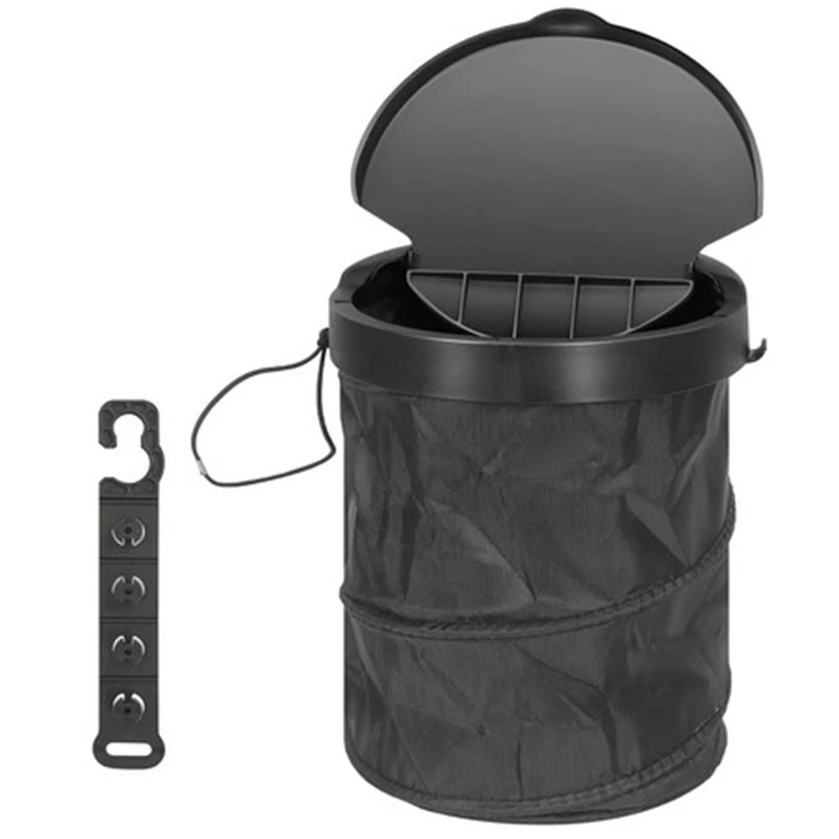 Foldable Car Trash Can – Leak-Proof Waterproof Car Garbage Bin with Lid - ZOOMNSTORE