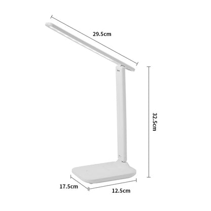 Foldable Desk Lamp - USB Rechargeable Eye Care Reading Light With Adjustable Brightness - ZOOMNSTORE
