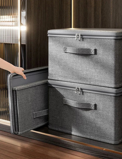 Foldable Fabric Storage Box – Multi-Purpose Closet Organizer | Waterproof & Dust Proof - ZOOMNSTORE