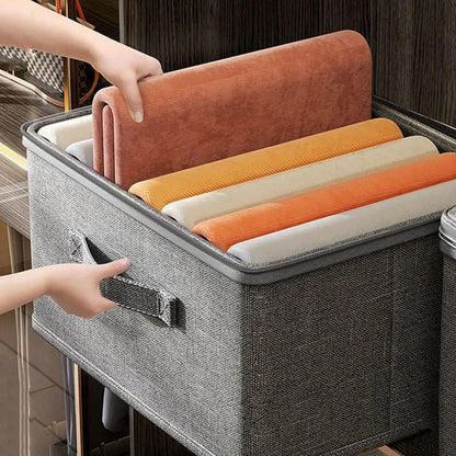 Foldable Fabric Storage Box – Multi-Purpose Closet Organizer | Waterproof & Dust Proof - ZOOMNSTORE