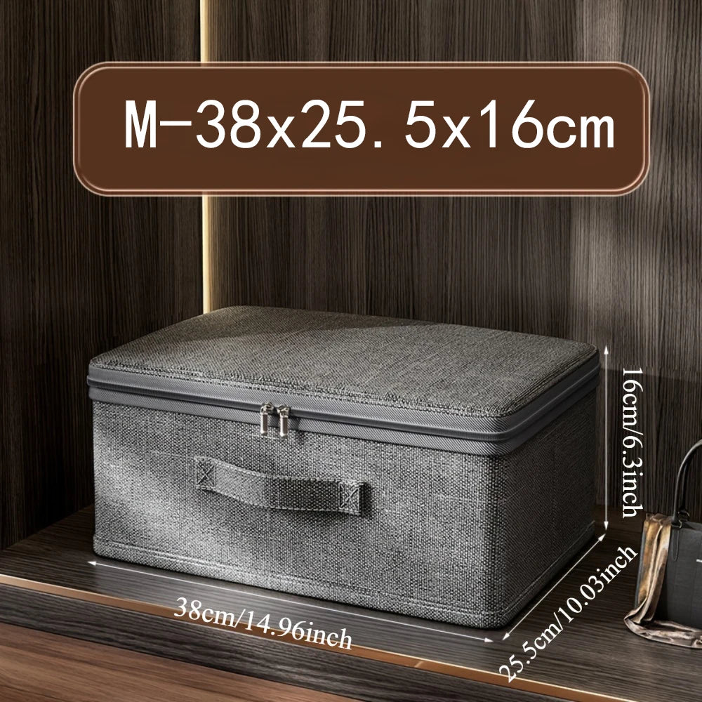 Foldable Fabric Storage Box – Multi-Purpose Closet Organizer | Waterproof & Dust Proof - ZOOMNSTORE