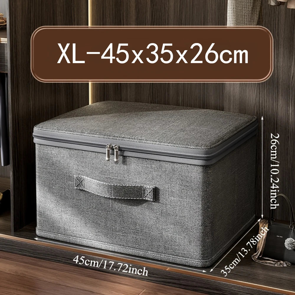 Foldable Fabric Storage Box – Multi-Purpose Closet Organizer | Waterproof & Dust Proof - ZOOMNSTORE