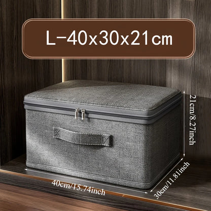 Foldable Fabric Storage Box – Multi-Purpose Closet Organizer | Waterproof & Dust Proof - ZOOMNSTORE
