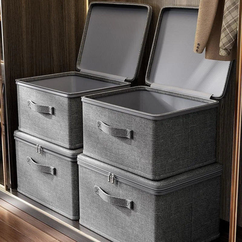 Foldable Fabric Storage Box – Multi-Purpose Closet Organizer | Waterproof & Dust Proof - ZOOMNSTORE